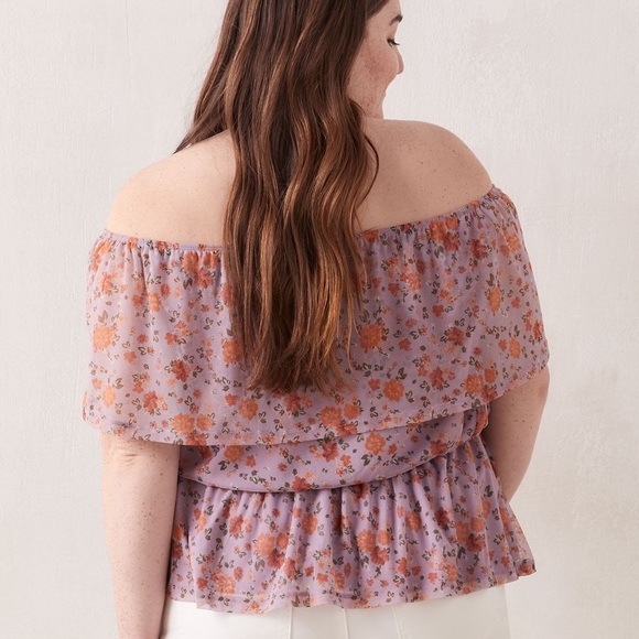 Additionelle 2x 100% polyester cold shoulder top - Picture 3 of 5